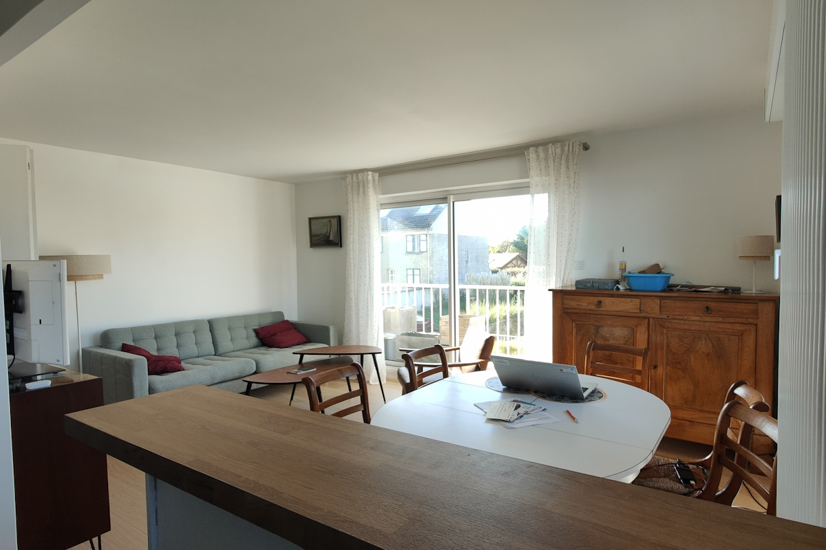 Cuisine équipée moderne location vacances Normandie